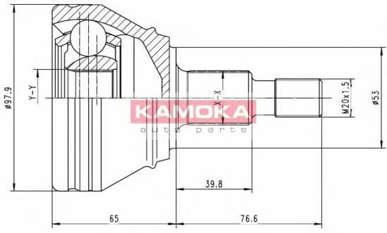 6681 Kamoka Шарнир равных угловых скоростей (ШРУС)