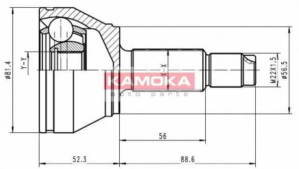 6708 Kamoka Шарнир равных угловых скоростей (ШРУС)