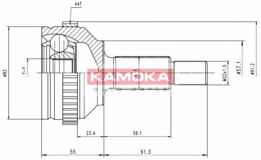 6714 Kamoka Шарнир равных угловых скоростей (ШРУС)