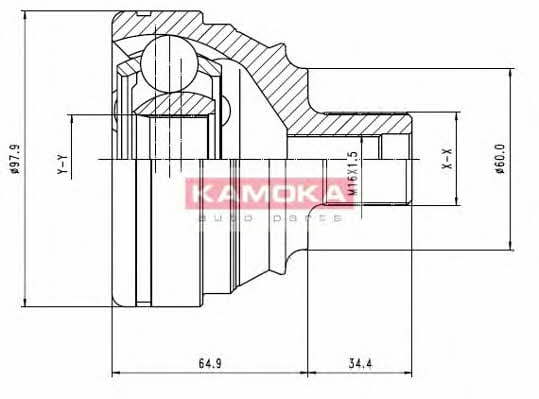 6738 Kamoka Шарнир равных угловых скоростей (ШРУС)