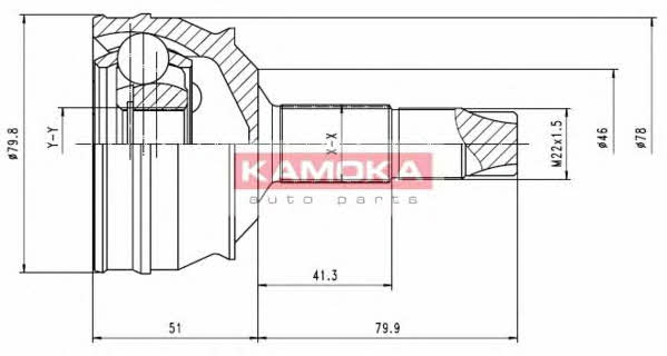 7334 Kamoka Шарнир равных угловых скоростей (ШРУС)
