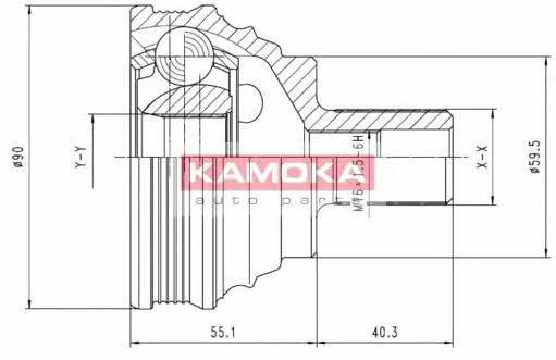 7338 Kamoka Шарнир равных угловых скоростей (ШРУС)