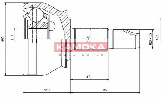 7412 Kamoka Шарнір рівних кутових швидкостей (ШРКШ)