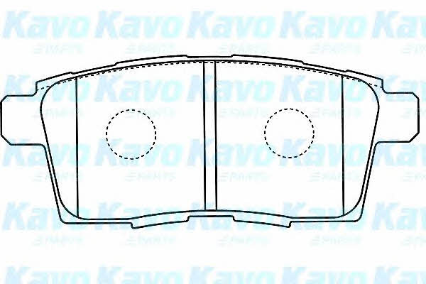 BP4574 Kavo parts Тормозные колодки дисковые, комплект