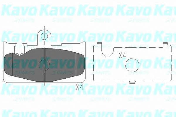 KBP9073 Kavo parts Тормозные колодки дисковые передние, комплект