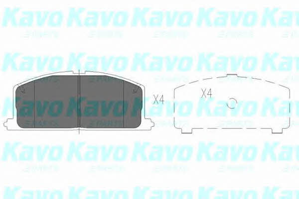 Гальмівні колодки передні, комплект Kavo parts KBP-9109
