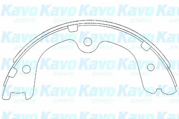 Барабанные колодки Nissan Pathfinder (Ниссан Патфайндер): KBS7404 Kavo parts Колодки тормозные барабанные, комплект