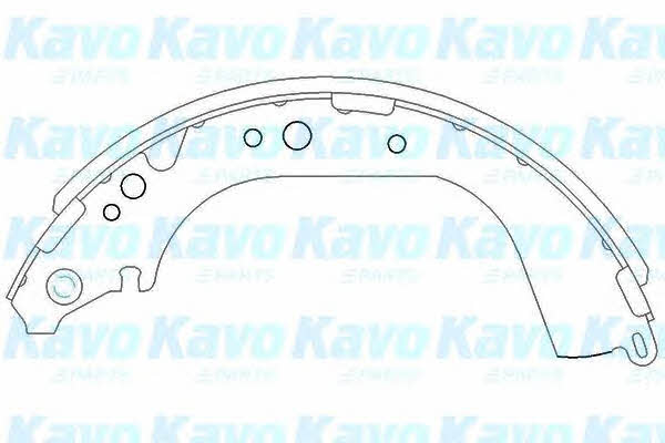 KBS9901 Kavo parts Колодки тормозные барабанные, комплект