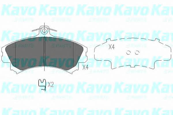 Гальмівні колодки, комплект Kavo parts KBP-5507