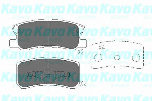 Kavo parts Гальмівні колодки передні, комплект – ціна 622 UAH