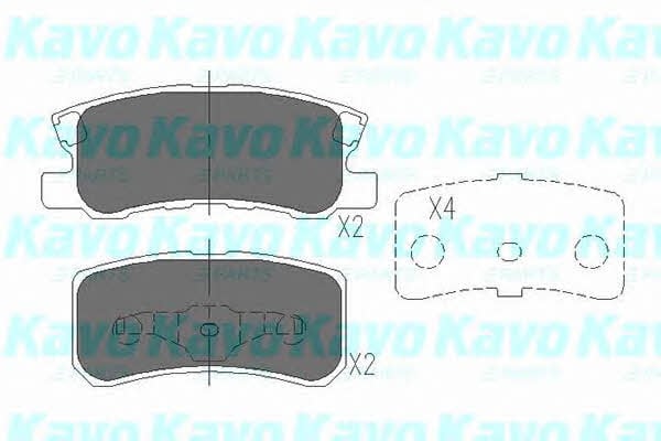 Kavo parts Тормозные колодки дисковые передние, комплект – цена 777 UAH