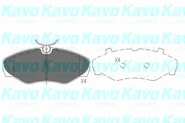 KBP6566 Kavo parts Тормозные колодки дисковые передние, комплект