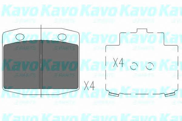 KBP6570 Kavo parts Тормозные колодки дисковые, комплект