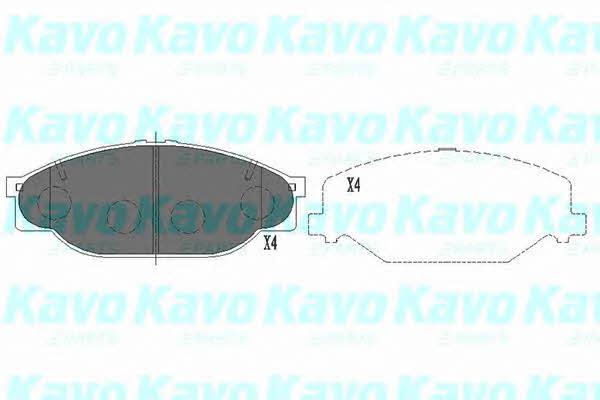 KBP9039 Kavo parts Тормозные колодки дисковые, комплект