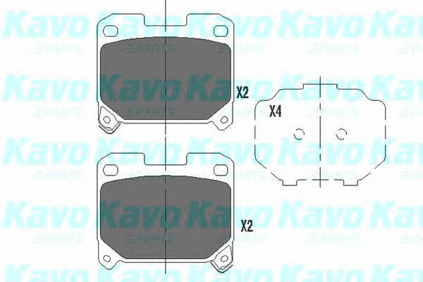 KBP9063 Kavo parts Тормозные колодки дисковые, комплект