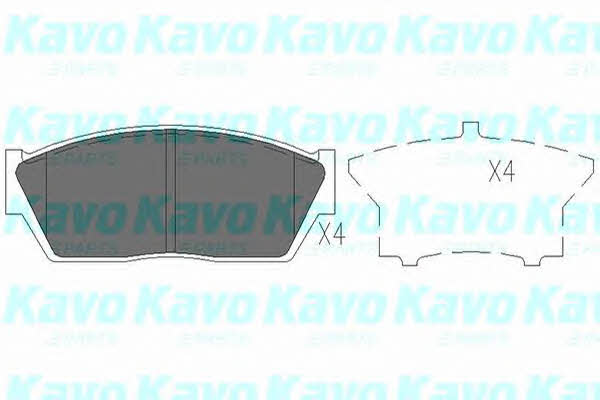 KBP2017 Kavo parts Тормозные колодки дисковые, комплект