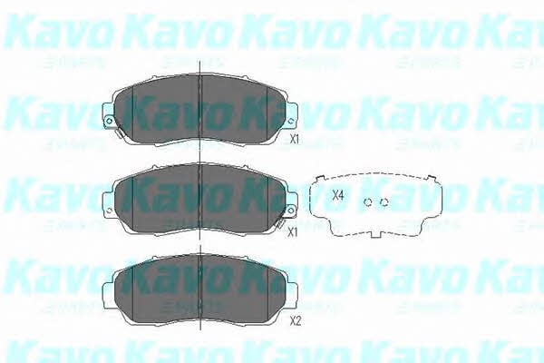 KBP2046 Kavo parts Тормозные колодки дисковые передние, комплект