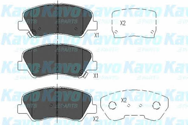 Kavo parts Гальмівні колодки передні, комплект – ціна 904 UAH