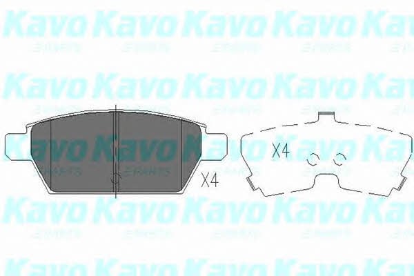 KBP4554 Kavo parts Тормозные колодки дисковые задние, комплект