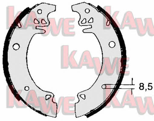 Kawe 02750 Колодки гальмівні барабанні, комплект 02750: Купити в Україні - Добра ціна на EXIST.UA!