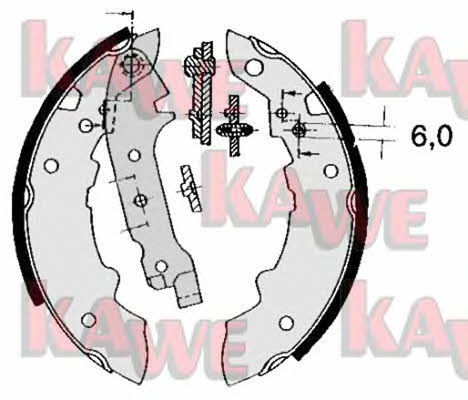 Kawe 04470 Колодки гальмівні барабанні, комплект 04470: Купити в Україні - Добра ціна на EXIST.UA!