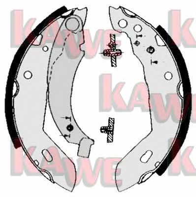 Kawe 04480 Колодки гальмівні барабанні, комплект 04480: Купити в Україні - Добра ціна на EXIST.UA!