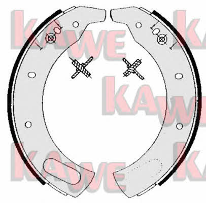 Kawe 06100 Колодки гальмівні барабанні, комплект 06100: Купити в Україні - Добра ціна на EXIST.UA!