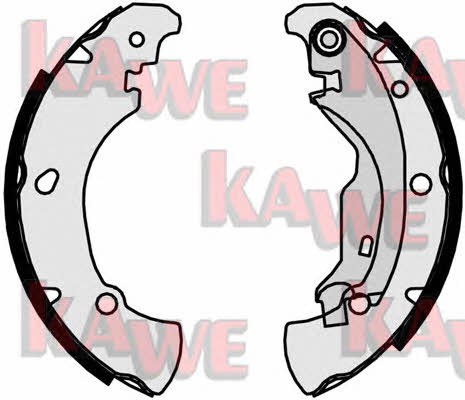 Kawe 07160 Колодки гальмівні барабанні, комплект 07160: Купити в Україні - Добра ціна на EXIST.UA!