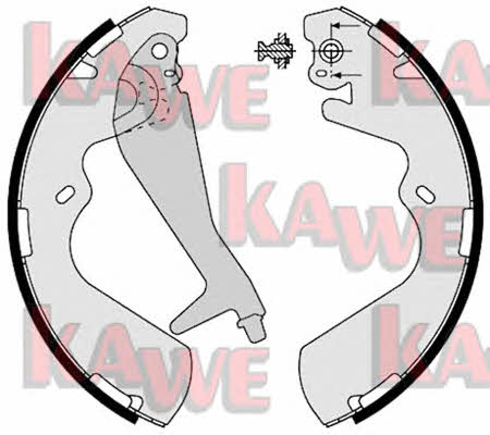 Kawe 08240 Колодки гальмівні барабанні, комплект 08240: Купити в Україні - Добра ціна на EXIST.UA!