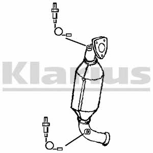 Klarius 322535 Каталізатор 322535: Купити в Україні - Добра ціна на EXIST.UA!
