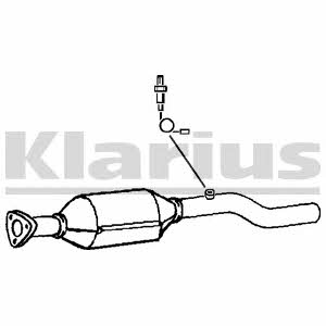 Klarius 311685 Каталізатор 311685: Купити в Україні - Добра ціна на EXIST.UA!