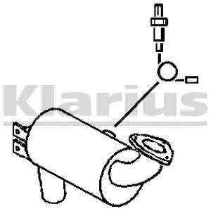 Klarius 321881 Каталізатор 321881: Купити в Україні - Добра ціна на EXIST.UA!