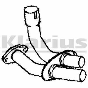 Klarius 110452 Вихлопна труба 110452: Купити в Україні - Добра ціна на EXIST.UA!