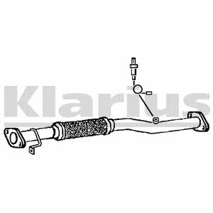 Klarius 142739 Вихлопна труба 142739: Купити в Україні - Добра ціна на EXIST.UA!