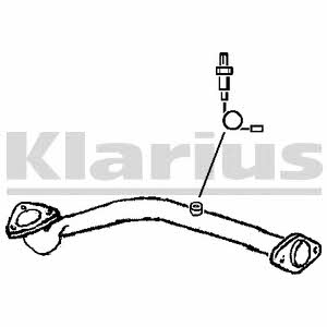 Klarius 130452 Вихлопна труба 130452: Купити в Україні - Добра ціна на EXIST.UA!