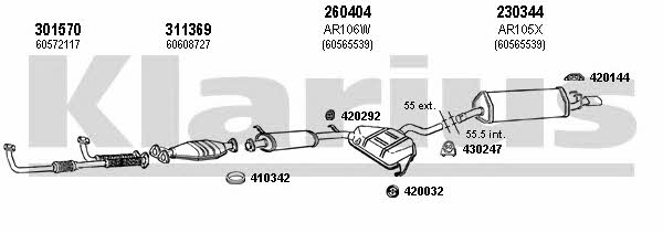 030081E Система випуску відпрацьованих газів 030081E: Купити в Україні - Добра ціна на EXIST.UA!