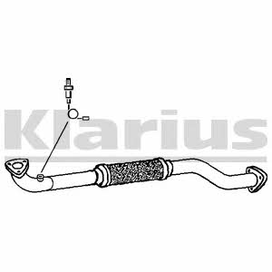 Klarius 301809 Вихлопна труба 301809: Купити в Україні - Добра ціна на EXIST.UA!