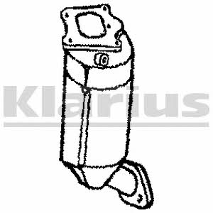 Klarius 321678 Каталізатор 321678: Приваблива ціна - Купити в Україні на EXIST.UA!