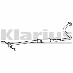 Klarius 250166 Глушник, середня частина 250166: Купити в Україні - Добра ціна на EXIST.UA!