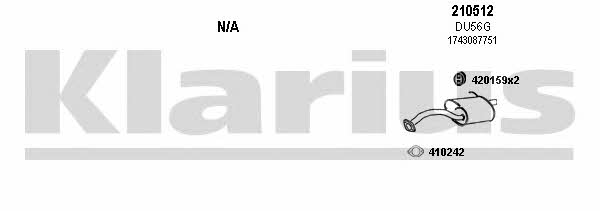 Klarius 300035E Система випуску відпрацьованих газів 300035E: Купити в Україні - Добра ціна на EXIST.UA! 300035E Klarius Система випуску відпрацьованих газів