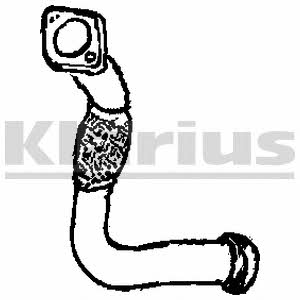 Klarius 301420 Вихлопна труба 301420: Купити в Україні - Добра ціна на EXIST.UA!