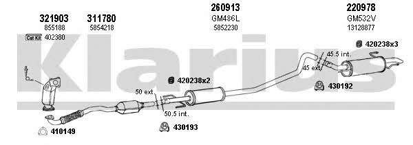  391363E Система випуску відпрацьованих газів 391363E: Купити в Україні - Добра ціна на EXIST.UA!