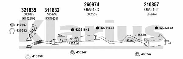  391412E Система випуску відпрацьованих газів 391412E: Купити в Україні - Добра ціна на EXIST.UA!