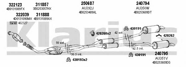 940653E Система випуску відпрацьованих газів 940653E: Купити в Україні - Добра ціна на EXIST.UA!