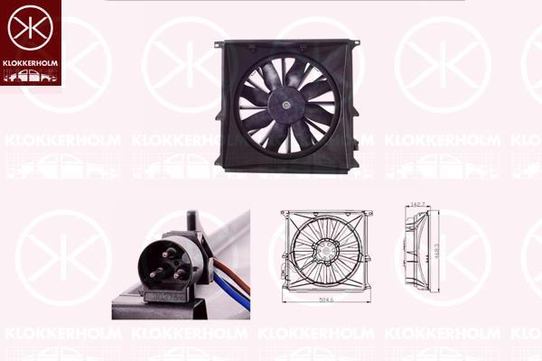 Klokkerholm 00602602 Вентилятор радіатора охолодження 00602602: Купити в Україні - Добра ціна на EXIST.UA!