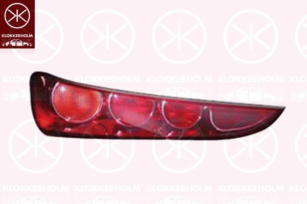 Klokkerholm 01160701A1 Ліхтар задній лівий 01160701A1: Приваблива ціна - Купити в Україні на EXIST.UA!