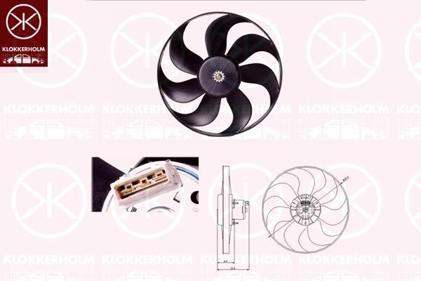 Klokkerholm 95042601 Вентилятор радіатора охолодження 95042601: Купити в Україні - Добра ціна на EXIST.UA!