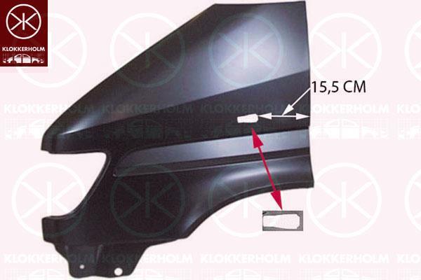 Klokkerholm 3546311 Крило переднє ліве 3546311: Купити в Україні - Добра ціна на EXIST.UA!