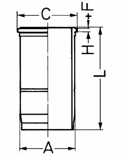 89427110 Kolbenschmidt Гільза двигуна