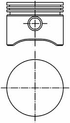 Kolbenschmidt 94132700 Поршень 94132700: Купити в Україні - Добра ціна на EXIST.UA!